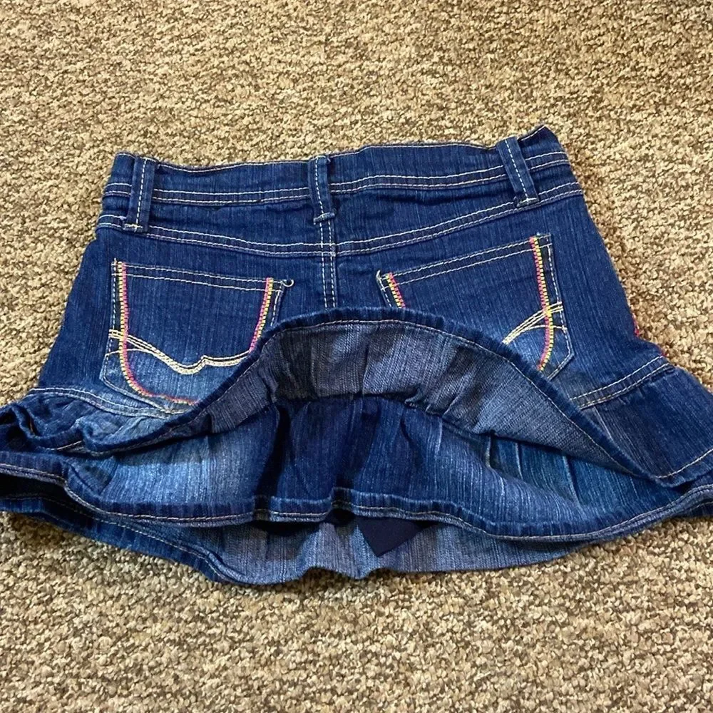 Vintage South Pole  Denim Kids Skirt And Short Size 10 New No Tag